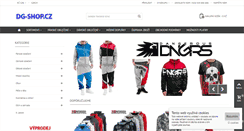 Desktop Screenshot of dg-shop.cz